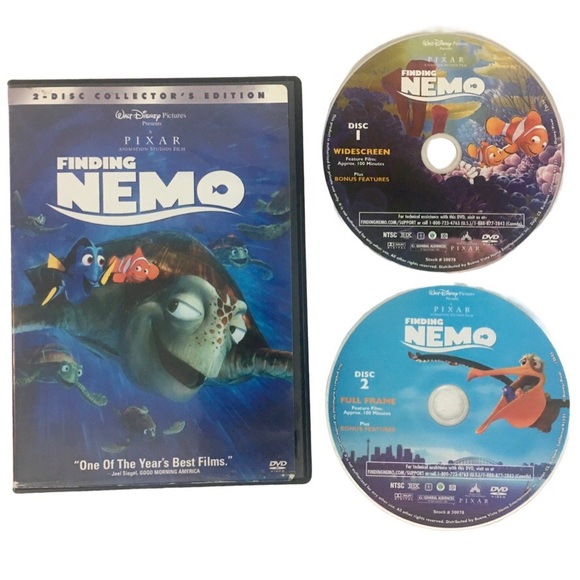 Disney Pixar Finding Nemo DVD 2 Disc Collectors Edition  Movie (BUNDLE & SAVE!) - Picture 12 of 12
